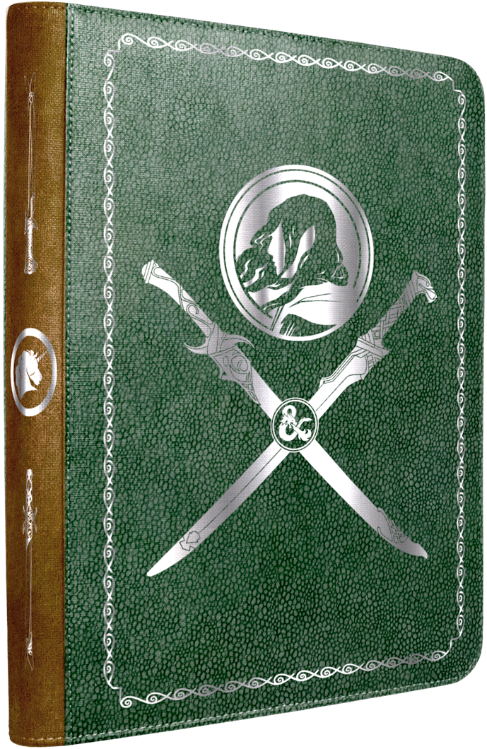 Ultra Pro: Dungeons & Dragons - Drizzt & the Forgotten Realms - Premium Zippered Book & Character Folio